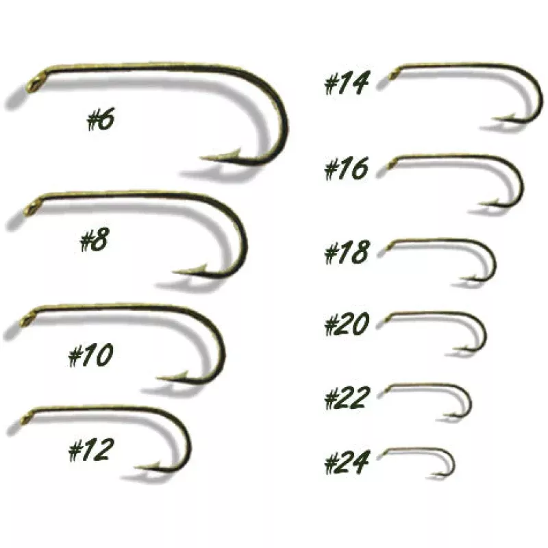 25 – Standard Dry Fly Hook 7000-Bronze #6-24