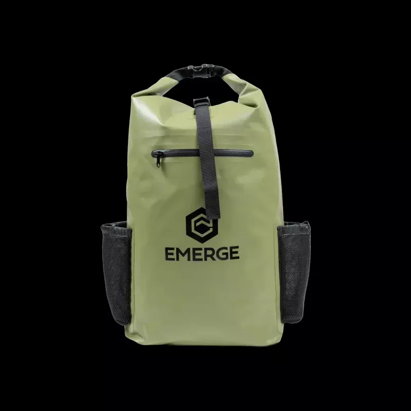 30L Heavy Duty Dry Bag w/ Straps – Olive