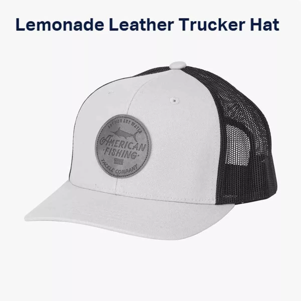 Aftco Silver Lemonade Leather Hat