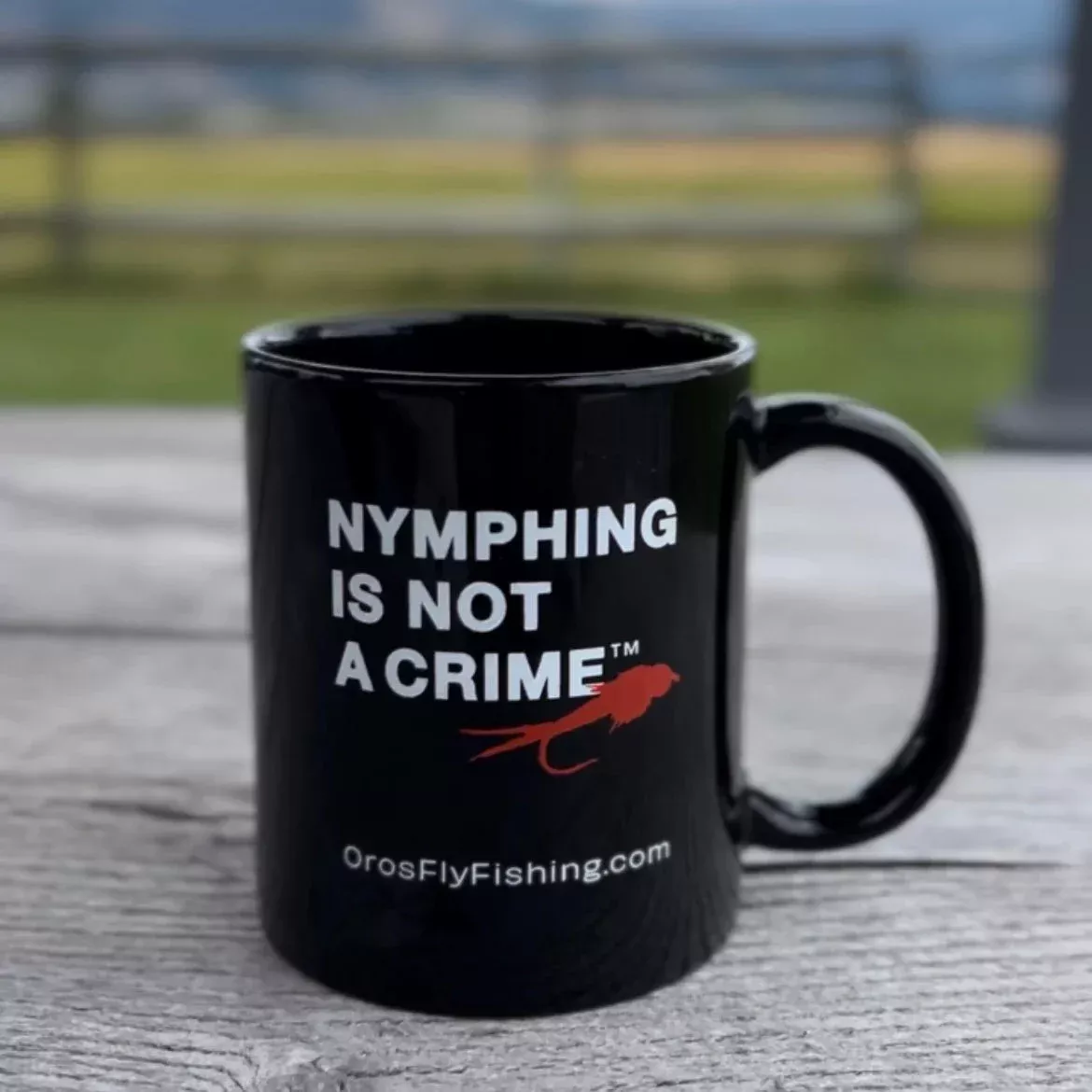 “Nymphing is Not a Crime” Mug
